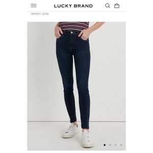 Lucky jeans high rise skinny